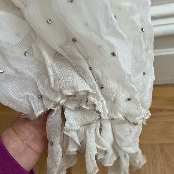 Azeeza Crystal Silk Dress - Picture 2 of 4